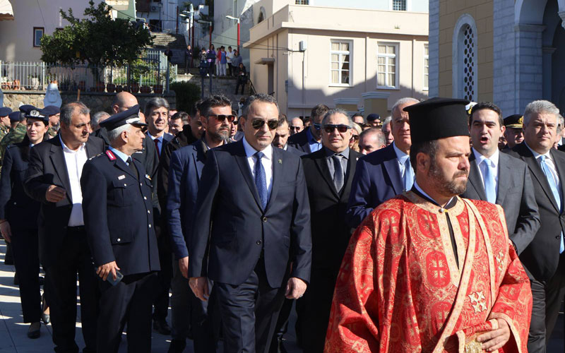 Στην Καλαμάτα βρέθηκε ο Βασίλης Στίγκας, τίμησε την Πολιούχο της πόλης