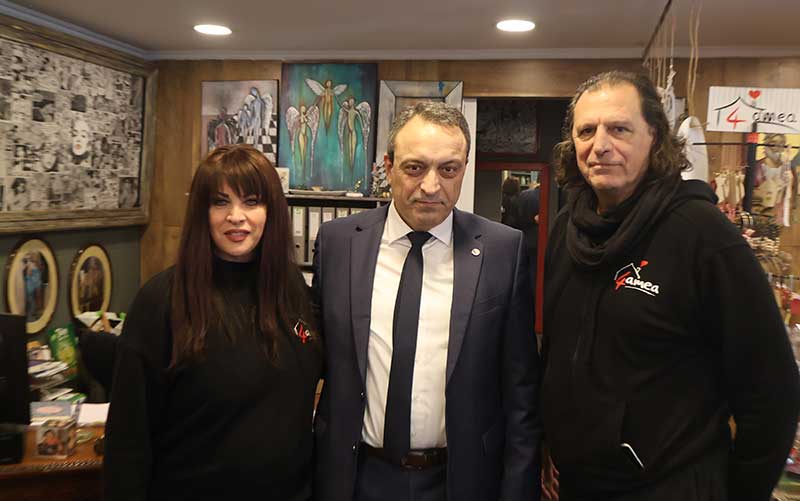 Επίσκεψη του Βασίλη  Στίγκα στο Υποστηρικτικό και Κοινωνικό Δίκτυο 4ΑΜΕΑ