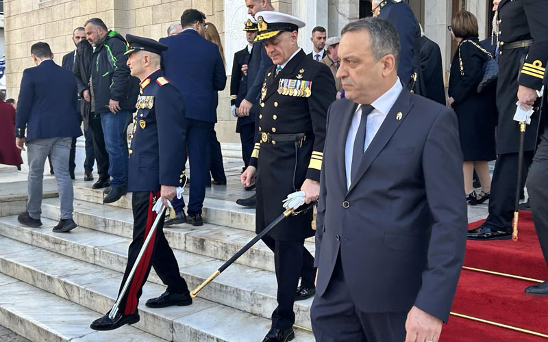 Ο Βασίλης Στίγκας στην δοξολογία «επί τη Ενάρξει του Νέου Έτους» στην Αθήνα