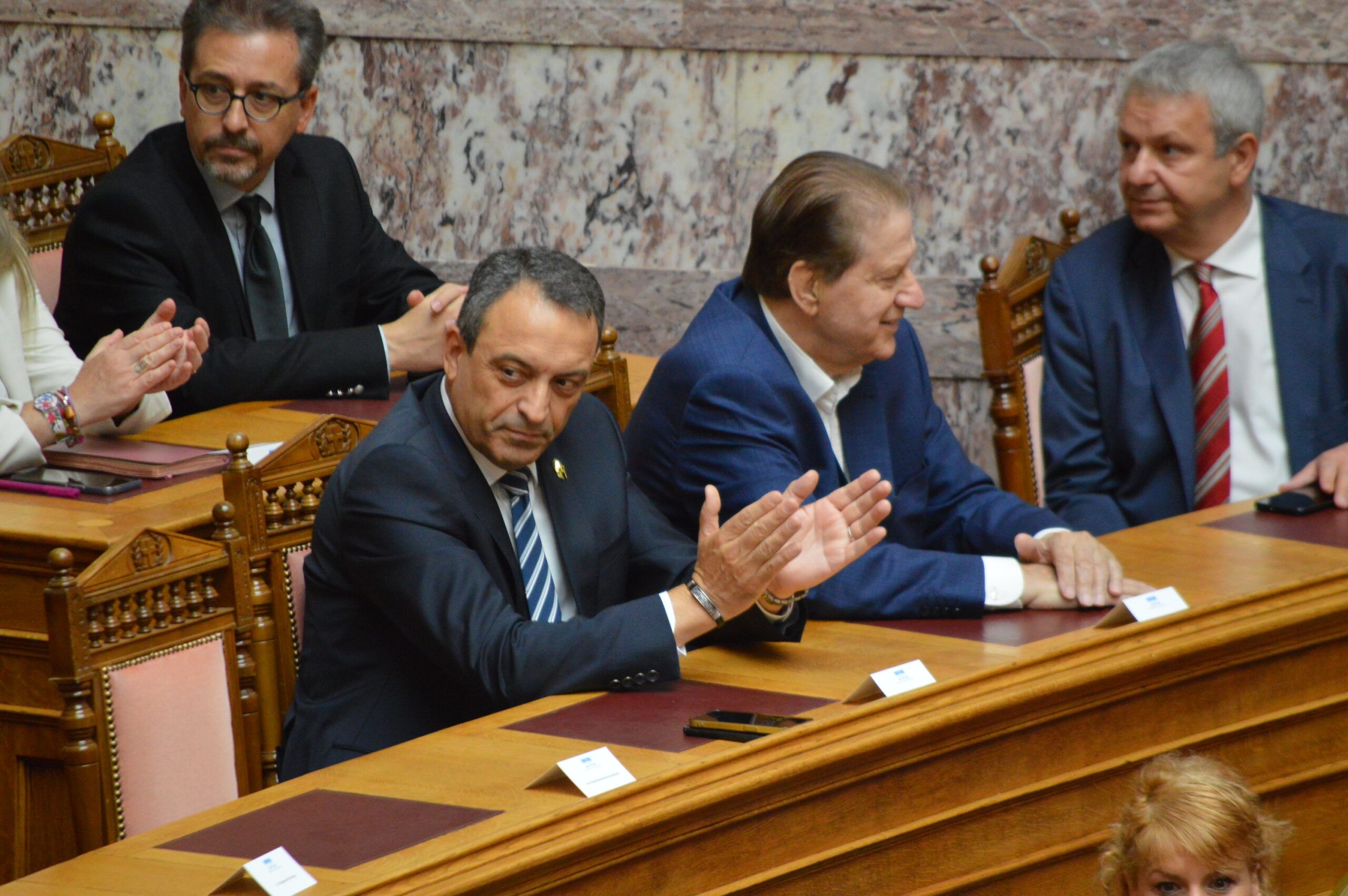 Την συνεδρίαση της Βουλής των Εφήβων παρακολούθησε o Βασίλης Στίγκας