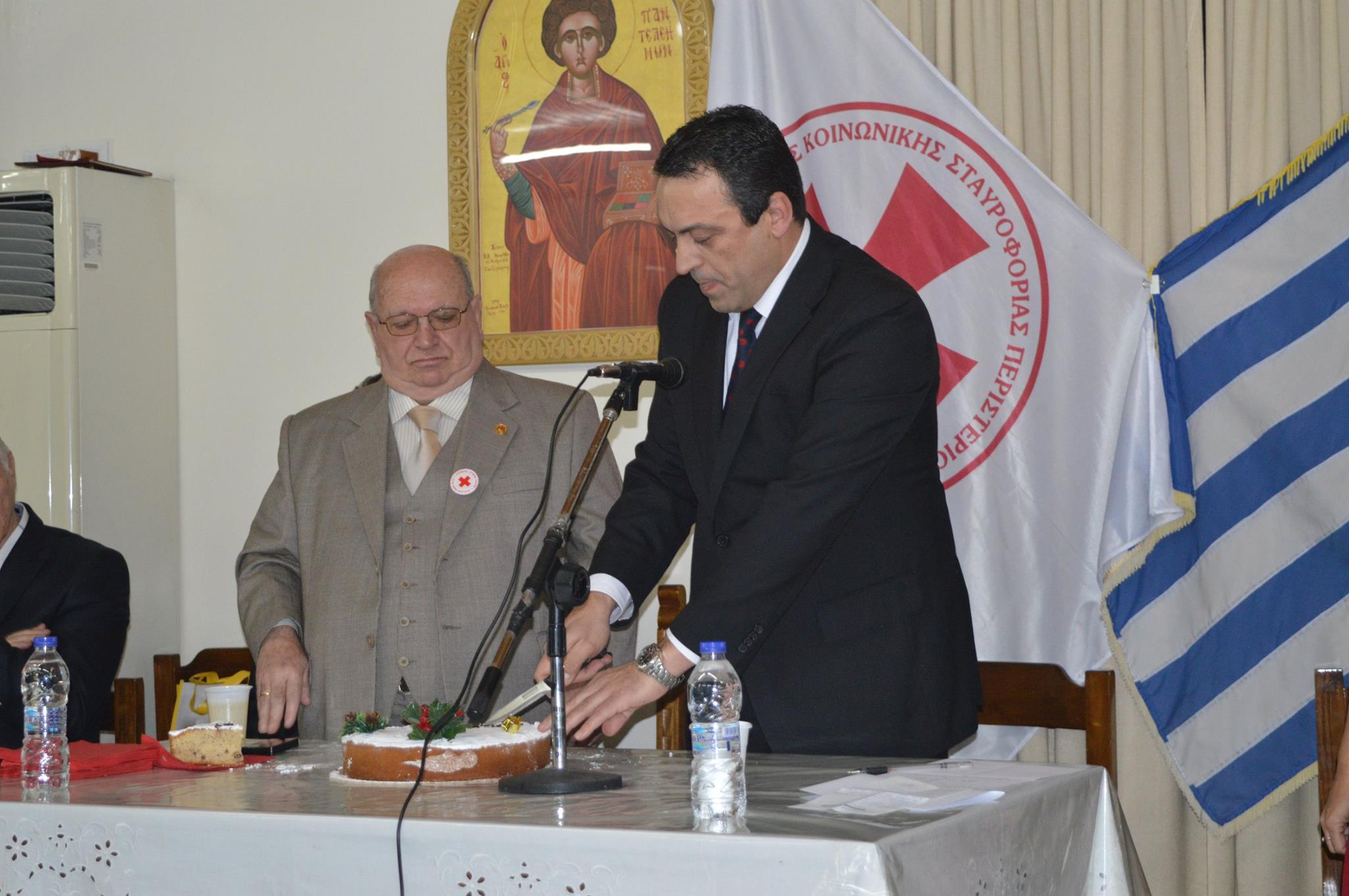 Οι «ΣΠΑΡΤΙΑΤΕΣ» στην εκδήλωση κοπής της πρωτοχρονιάτικης πίτας του Συλλόγου Κοινωνικής Σταυροφορίας Περιστερίου-Σώμα Εθελοντών Αιμοδοτών
