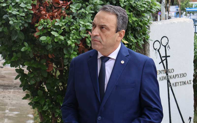 Επίσκεψη του προέδρου της Κ.Ο. «ΣΠΑΡΤΙΑΤΕΣ» Βασίλειου Στίγκα στο Λιμεναρχείο Ελευσίνας