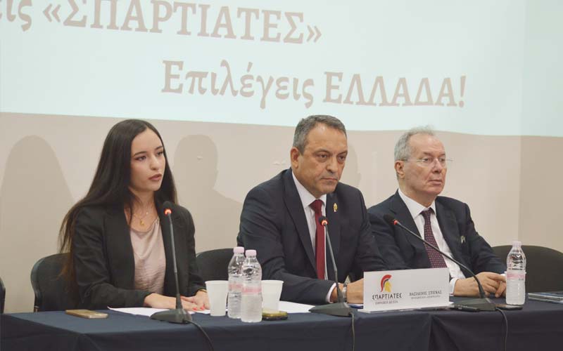 Η ομιλία του Βασίλη Στίγκα Προέδρου της Κ.Ο. ΣΠΑΡΤΙΑΤΕΣ, στην ΔΕΘ