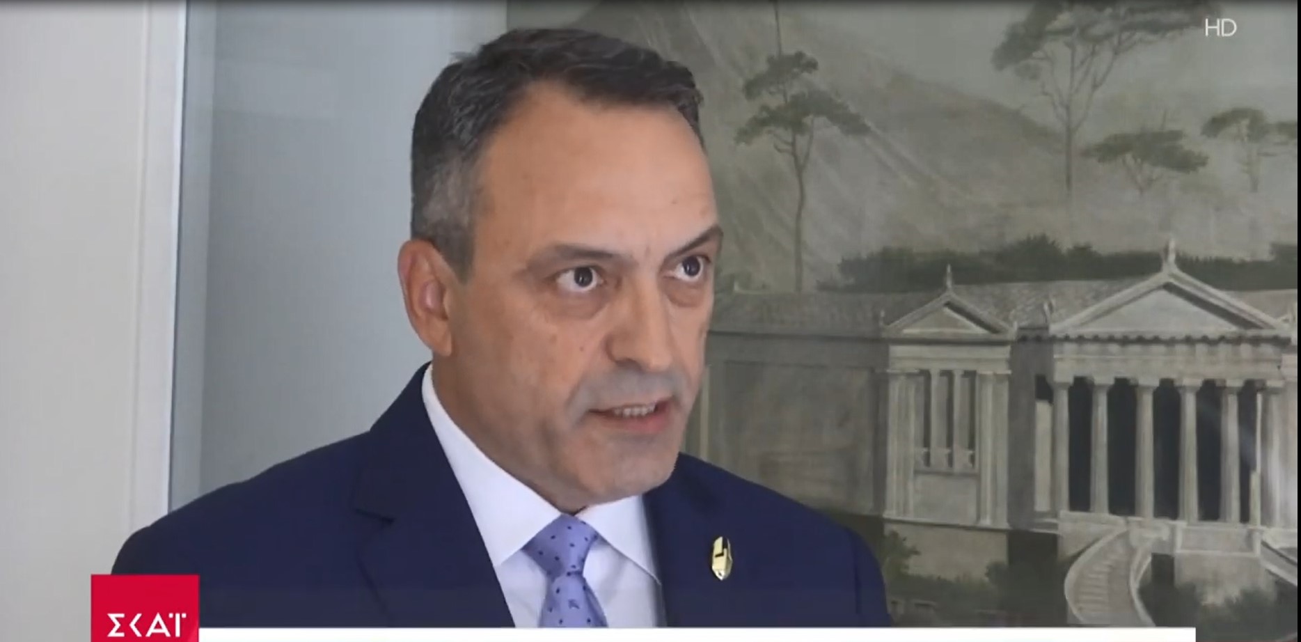 Ο Πρόεδρος των «ΣΠΑΡΤΙΑΤΩΝ», Βασίλης Στίγκας στο Κεντρικό Δελτίο Ειδήσεων του ΣΚΑΪ